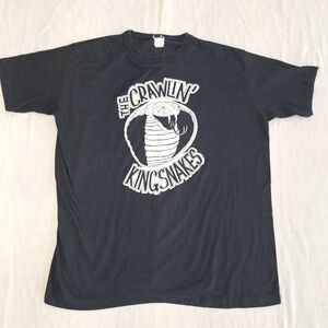 Vintage 1988 Crawlin' Kingsnakes "Poutine 'N' Quarts" Tour Single Stitch T-Shirt